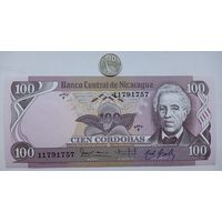 Werty71 Никарагуа 100 кордоба 1984 UNC банкнота