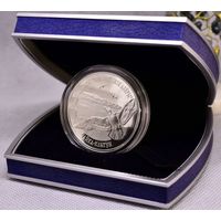 Чайка-клыгун (Чайка серебристая). 20 рублей. Серебро