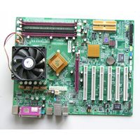Плата материнская EPOX EP-8RDA+Pro сокет 462 + процессор AMD Sempron 2200 + кулер