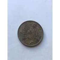 Литва 10 центов 1925