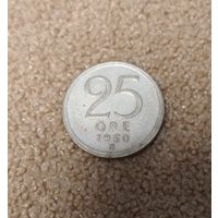 Швеция 25 эре, 1950 серебро