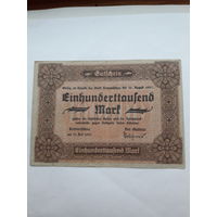 Германия Криминтау нотгельд 100000 марок 1923