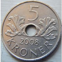 Норвегия 5 крон 2008 года