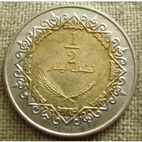 1/2 динара 2004 Ливия