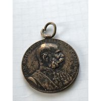 Австро-Венгрия. Франц Иосиф I (1848-1916 гг.) Медаль "В память 50-летия восхождения на престол