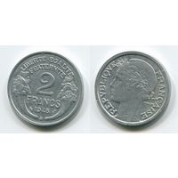 Франция. 2 франка (1948, буква B)
