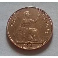 1 пенни, Великобритания 1963 г.