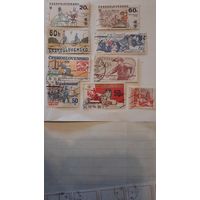 Сборки марок Чехословакии 60-х-70-80-х годов