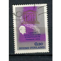 Финляндия - 1970 - Симпозиум ЮНЕСКО. Ленин - [Mi. 670] - полная серия - 1 марка. Гашеная.  (Лот 184AO)