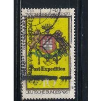 Германия ФРГ 1977 День марки Знак почтовой экспедиции Гамбурга Герб Гамбурга #948