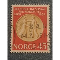 Норвегия 1959. 150 летие королевского Норвежского сельхозобщества. Марка из серии