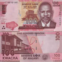 Малави 100 Квача 2020 UNC П2-181