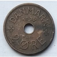 Дания 2 эре 1927 г.