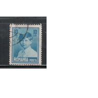 Румыния-1928, (Мих.355)  гаш.  ,Стандарт,  Король Михаил I, с ВЗ