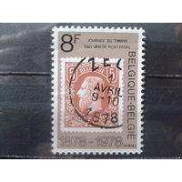 Бельгия 1978 День марки, марка в марке, король Леопольд 2