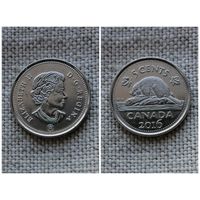 Канада 5 центов 2016