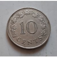10 центов 1972 г. Мальта