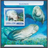 2017 Сьерра-Леоне 8579/B1244 Морская фауна - Дюгони 11,00 евро