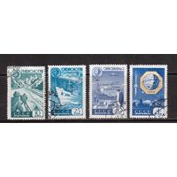 СССР-1959, (Заг.2267-2270)  гаш., Геофизическое сотрудничество(3)