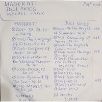 CD MP3 дискография MASERATI, JULI SKIES, Mikael FYREK 2 CD
