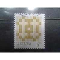 Литва, 1999. Стандарт, орнамент, 5ct