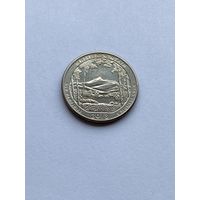 25 центов 2013 г., Национальный лес Белые горы, штат Нью Хэмшир, США