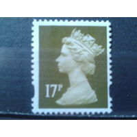 Англия 2009 Королева Елизавета 2  17 пенсов