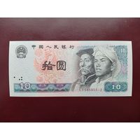 Китай 10 юаней 1980 UNC