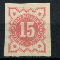 Германия - Мюльхайм-Дойц-Кёльн - Местные марки - 1888 - Цифры 15Pf - [Mi.3B] - 1 марка. Чистая без клея.  (Лот 146AM)