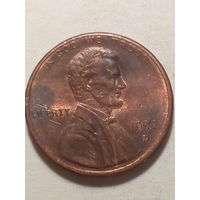 1 цент США 1992д