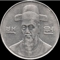 Южная Корея 100 вон 2000 г. КМ#35 (7-1)