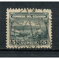 Эквадор - 1934/1956 - Потухший вулкан Чимборасо 5С - [Mi.A316] - 1 марка. Гашеная.  (LOT Du49)