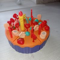 Музыкальный торт, музыкальная игрушка для детей, праздничный торт, с днём рождения