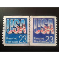 США 1992 стандарт, флаг полная серия