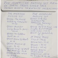 CD MP3 дискография The AMERICAN ANALOG SET, IF THESE TREES COULD TALK, БЕЛЫЕ ФЛАГИ ЗАЖИГАЙТЕ МЕДЛЕННО 2 CD
