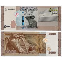 Сирия. 5000 фунтов (образца 2021 года,  P118b, UNC)