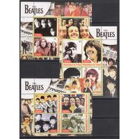 Битлз The Beatles Поп Рок музыка Звезды 2003 Чад MNH полная серия 12 м зуб