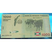 Бурунди.  1000 франков 2015 год  Номер по каталогу: P51a