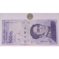Werty71 Венесуэла 500000 боливаров 2020 UNC банкнота