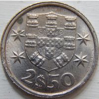 Португалия 2.50 эскудо 1977 год