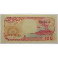 Индонезия 100 рупий 1992 г UNC