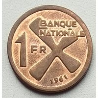Катанга 1 франк 1961 г.
