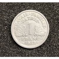 Франция - 1 франк 1942
