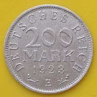 200 марок 1923 Е ГЕРМАНИЯ***