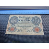 Германия 20 марок 1907