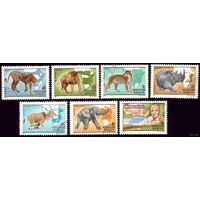 7 марок 1981 год Венгрия Фауна 3470-3476