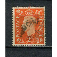 Великобритания - 1937/1939 - Король Георг VI 2P - [Mi.201X] - 1 марка. Гашеная.  (Лот 50Fe)-T25P13