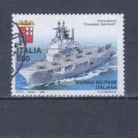 [1660] Италия 1998. Армия.Флот.Корабль. Гашеная марка.