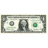 1 доллар 2001 L