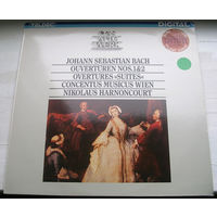 Bach: Ouverturen No. 1 & 2. Concentus Musicus Wien / Harnoncourt LP, 1984